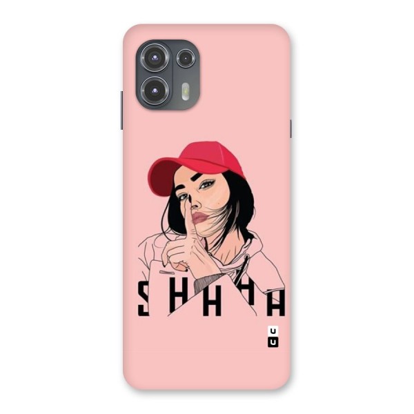 Shhhh Girl Back Case for Motorola Edge 20 Fusion