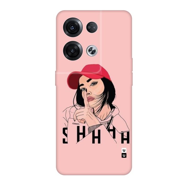Shhhh Girl Back Case for Oppo Reno8 Pro 5G