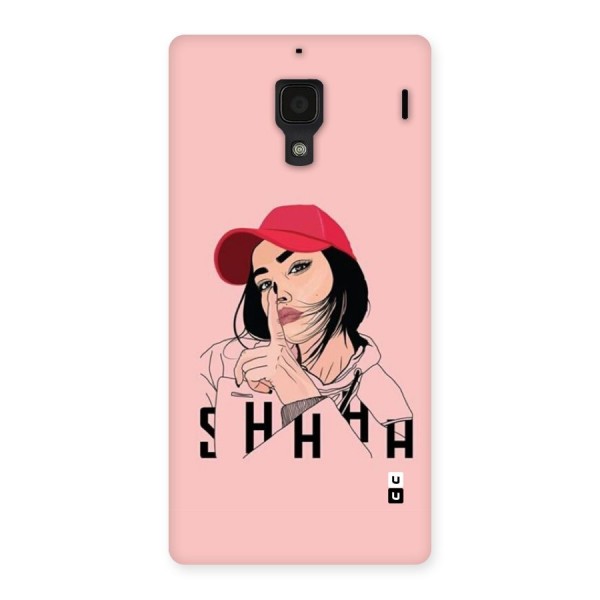 Shhhh Girl Back Case for Redmi 1s