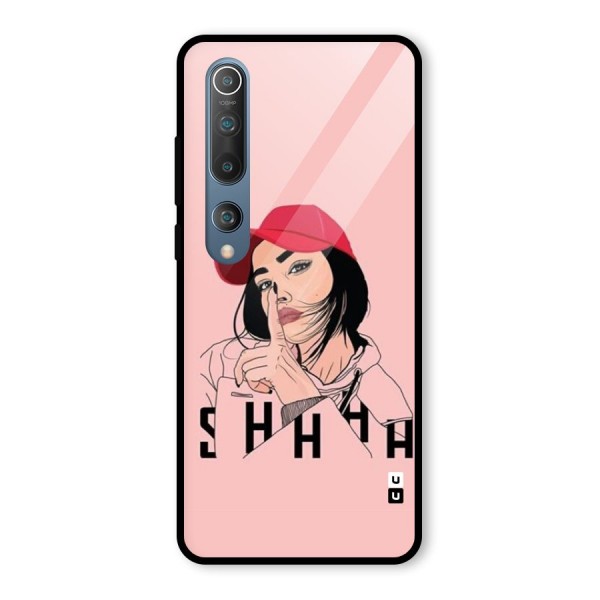Shhhh Girl Glass Back Case for Mi 10