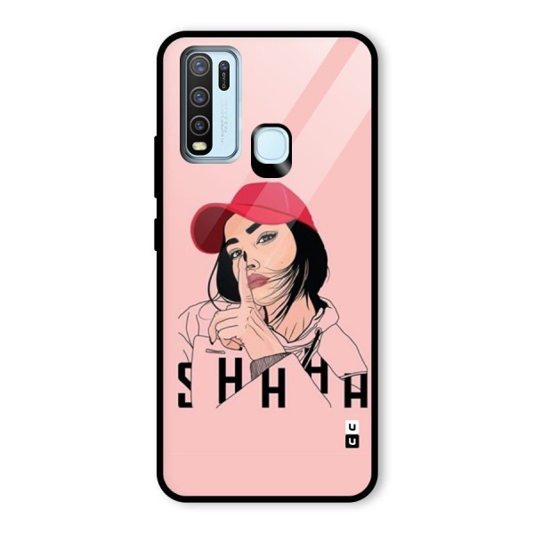 Shhhh Girl Glass Back Case for Vivo Y50