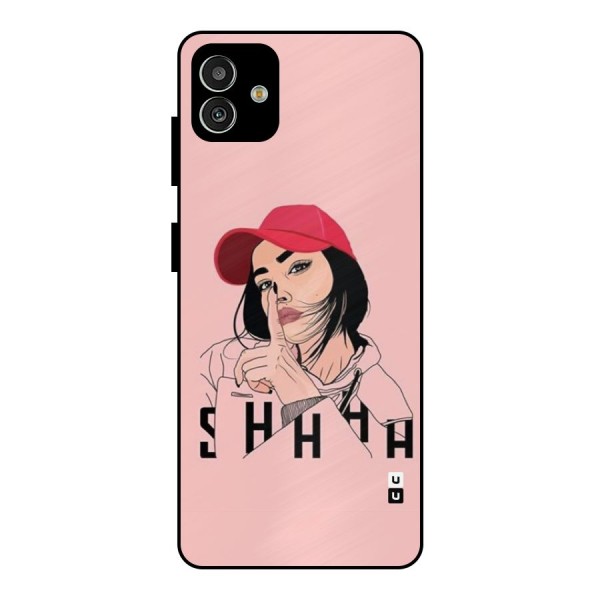 Shhhh Girl Metal Back Case for Galaxy M13 5G