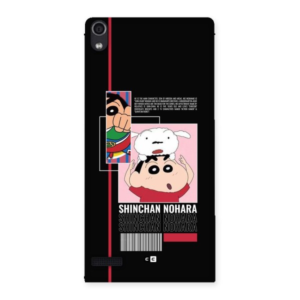 Shinchan Nohara Back Case for Ascend P6