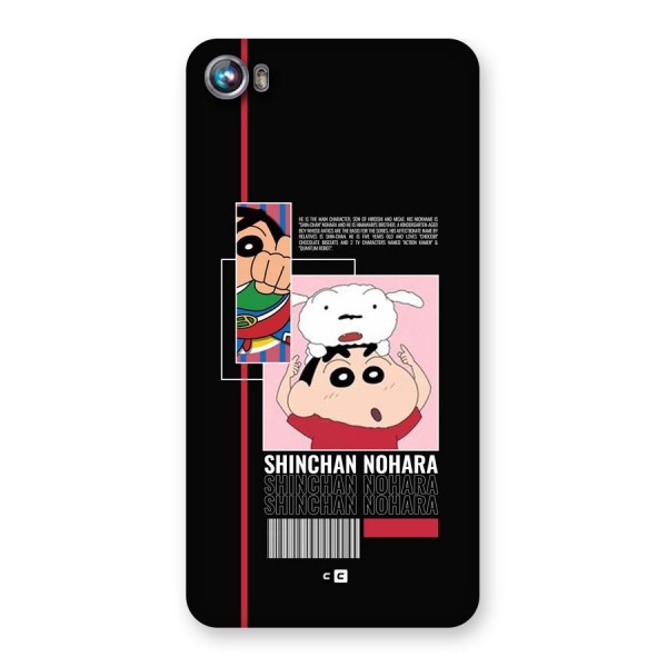 Shinchan Nohara Back Case for Canvas Fire 4 (A107)