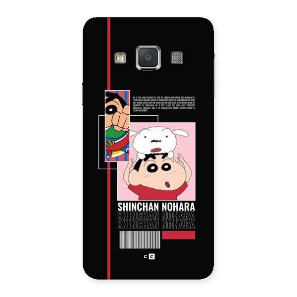 Shinchan Nohara Back Case for Galaxy A3