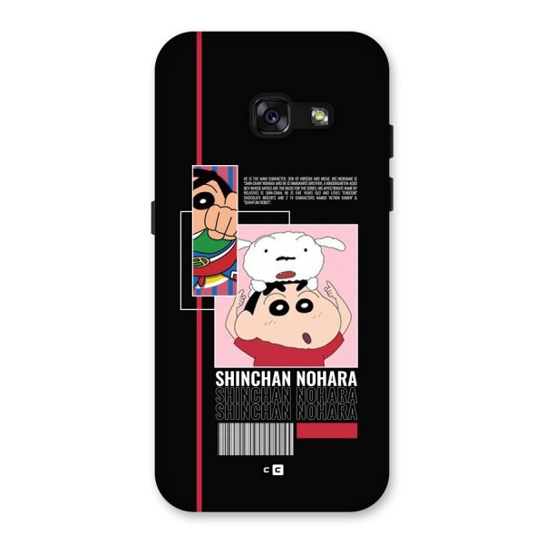 Shinchan Nohara Back Case for Galaxy A3 (2017)