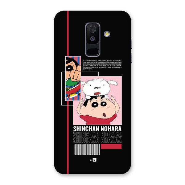 Shinchan Nohara Back Case for Galaxy A6 Plus