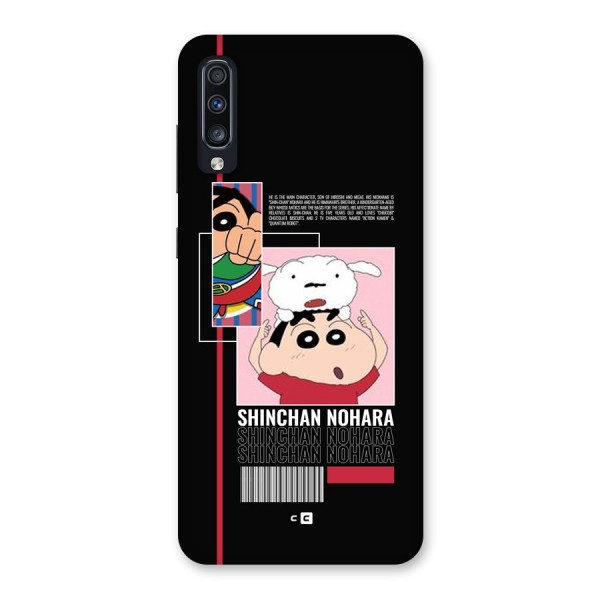 Shinchan Nohara Back Case for Galaxy A70