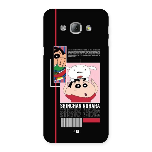 Shinchan Nohara Back Case for Galaxy A8