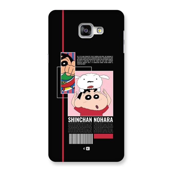 Shinchan Nohara Back Case for Galaxy A9