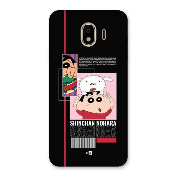 Shinchan Nohara Back Case for Galaxy J4
