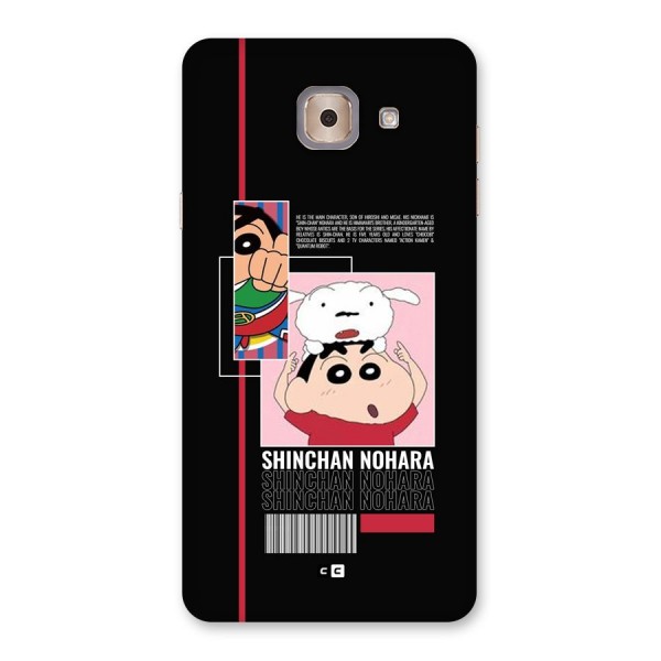 Shinchan Nohara Back Case for Galaxy J7 Max