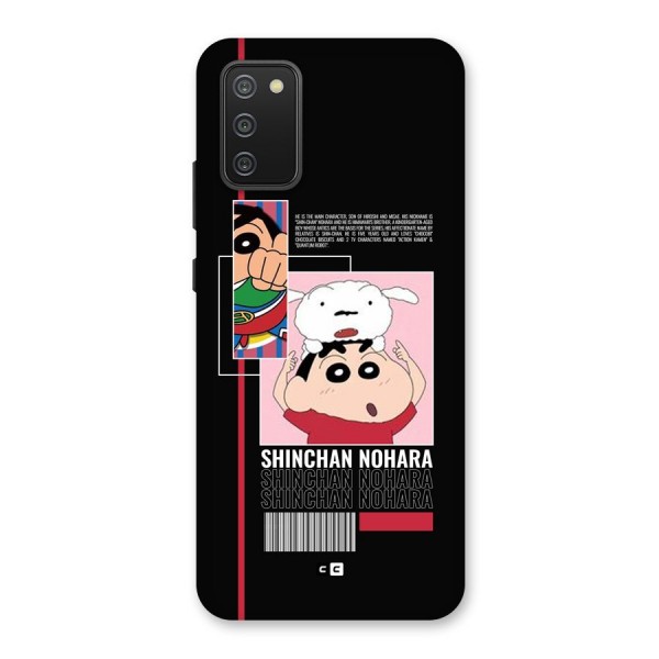 Shinchan Nohara Back Case for Galaxy M02s