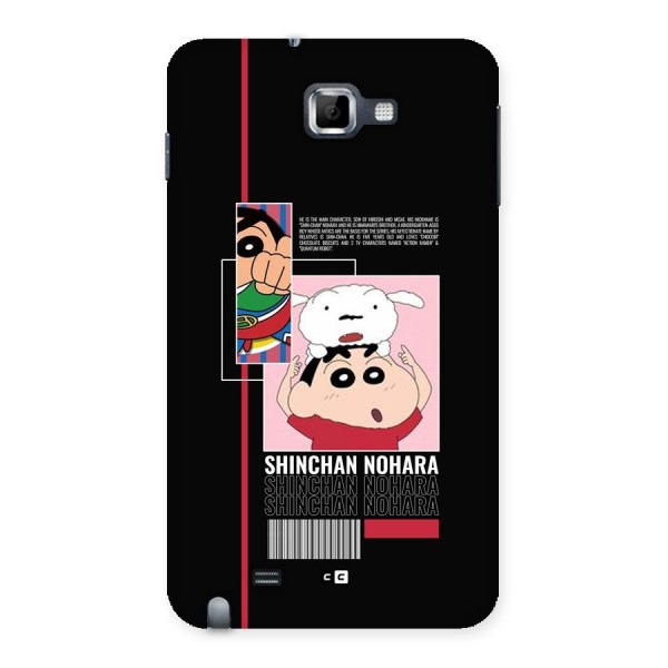 Shinchan Nohara Back Case for Galaxy Note