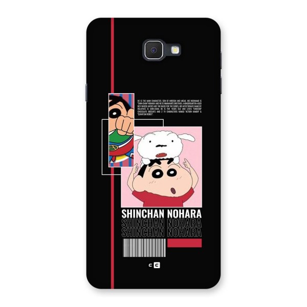 Shinchan Nohara Back Case for Galaxy On7 2016