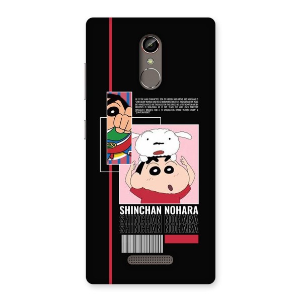 Shinchan Nohara Back Case for Gionee S6s