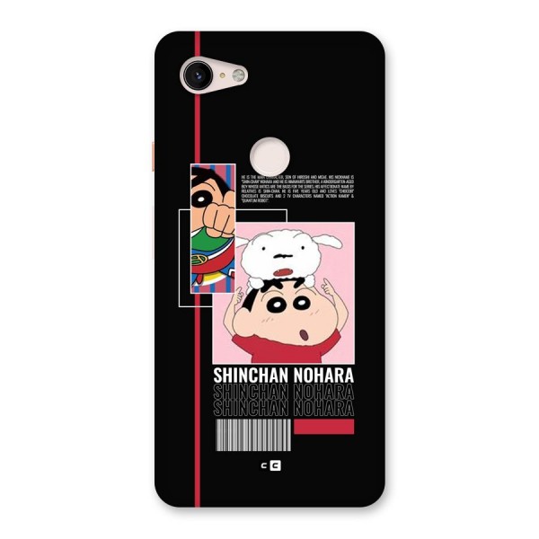 Shinchan Nohara Back Case for Google Pixel 3 XL