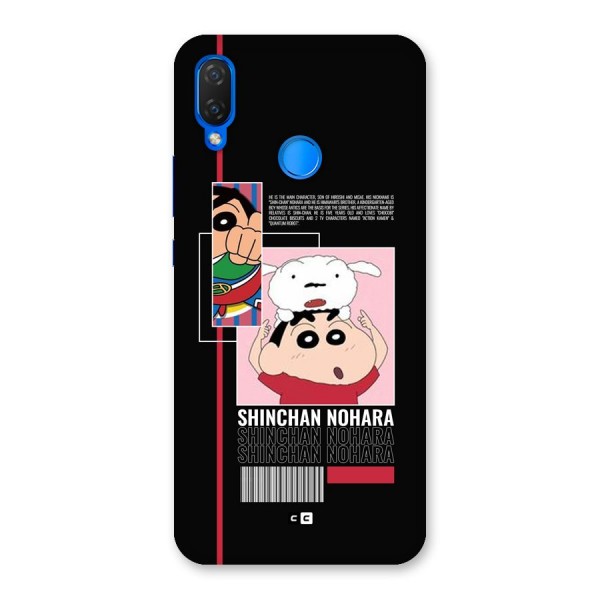 Shinchan Nohara Back Case for Huawei P Smart Plus