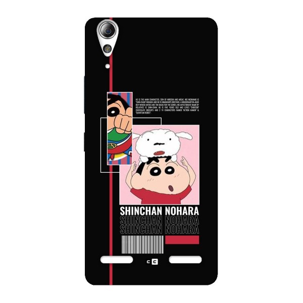 Shinchan Nohara Back Case for Lenovo A6000