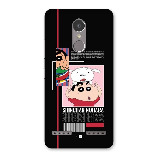 Shinchan Nohara Back Case for Lenovo K6