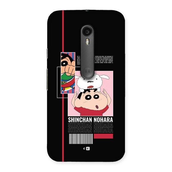 Shinchan Nohara Back Case for Moto G3