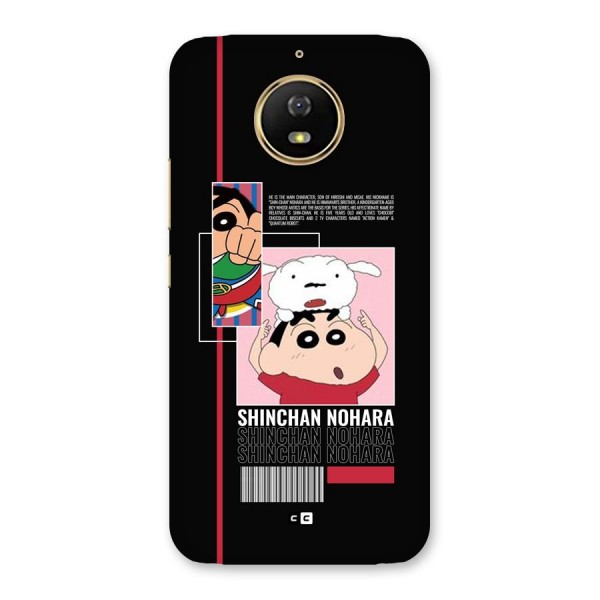 Shinchan Nohara Back Case for Moto G5s