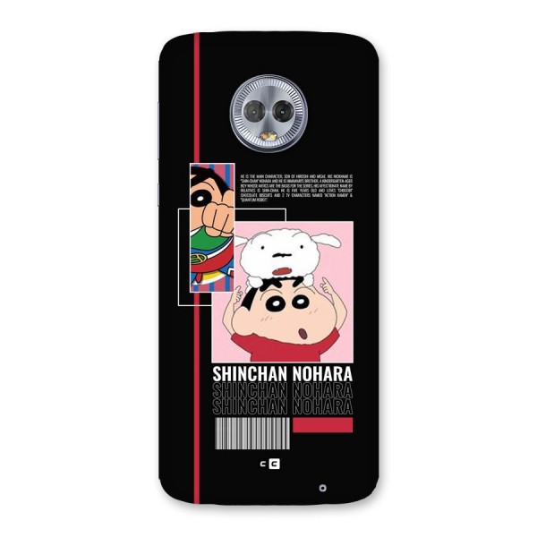 Shinchan Nohara Back Case for Moto G6 Plus