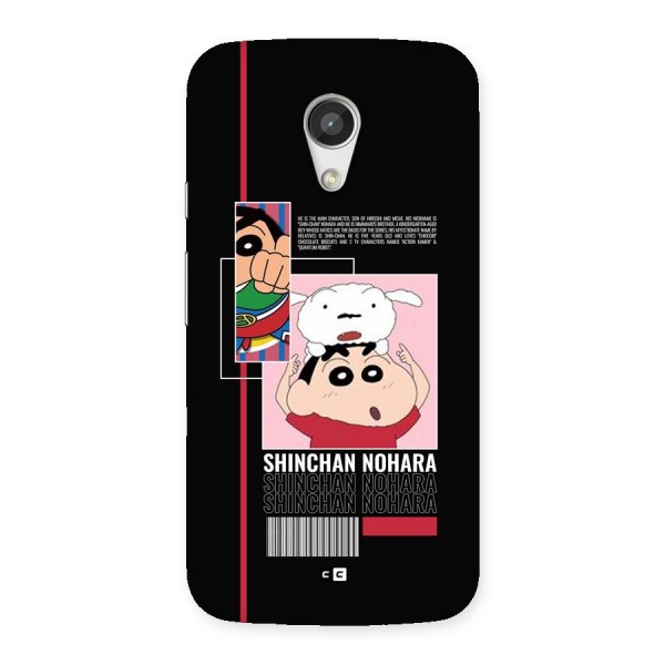 Shinchan Nohara Back Case for Moto G 2nd Gen