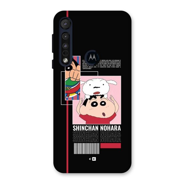 Shinchan Nohara Back Case for Motorola One Macro