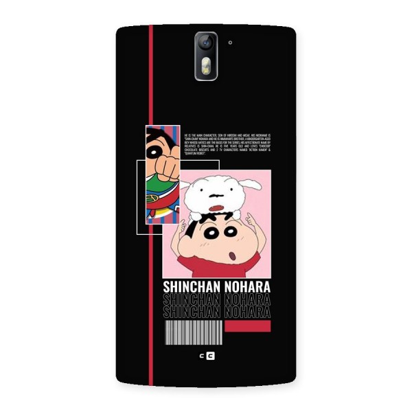 Shinchan Nohara Back Case for OnePlus One