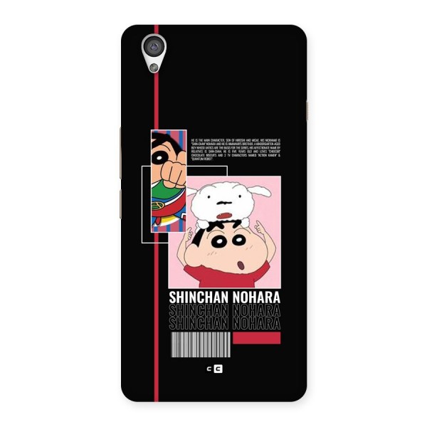 Shinchan Nohara Back Case for OnePlus X