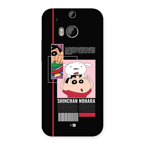 Shinchan Nohara Back Case for One M8