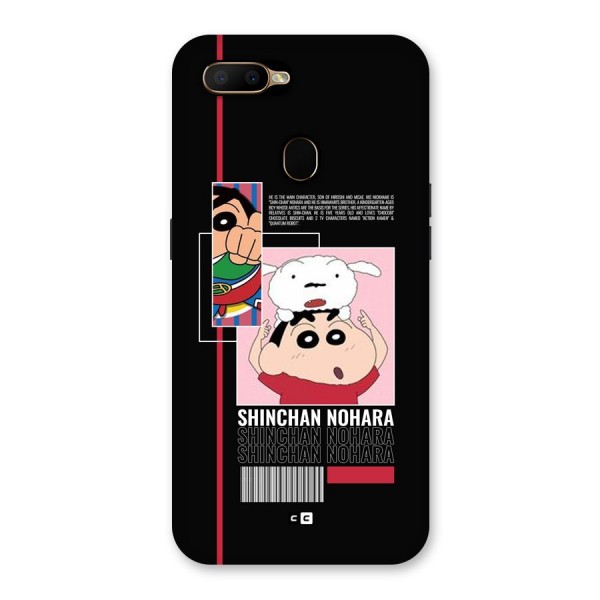 Shinchan Nohara Back Case for Oppo A5s