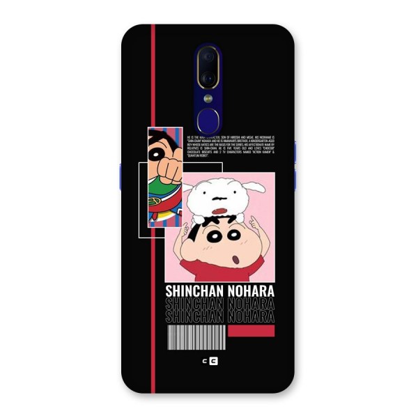 Shinchan Nohara Back Case for Oppo A9