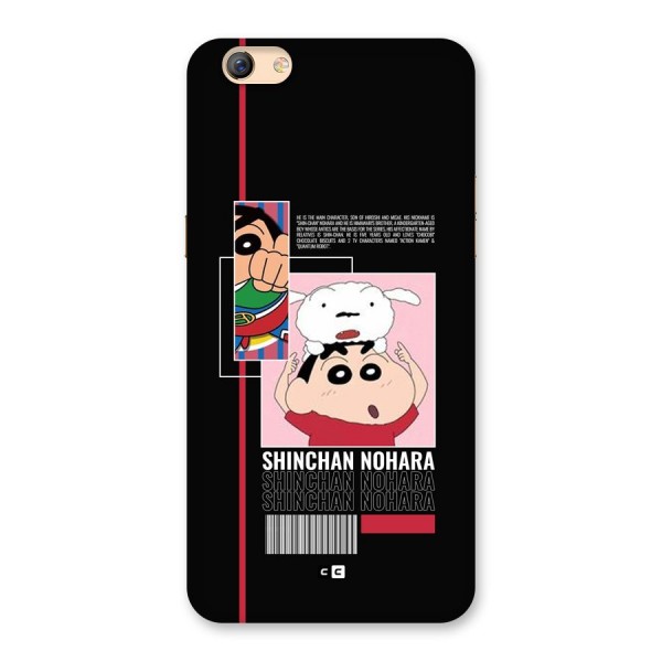 Shinchan Nohara Back Case for Oppo F3 Plus