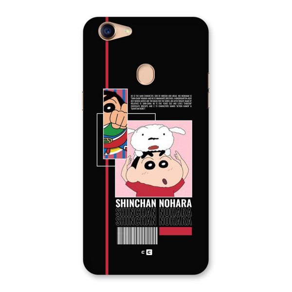 Shinchan Nohara Back Case for Oppo F5 Youth