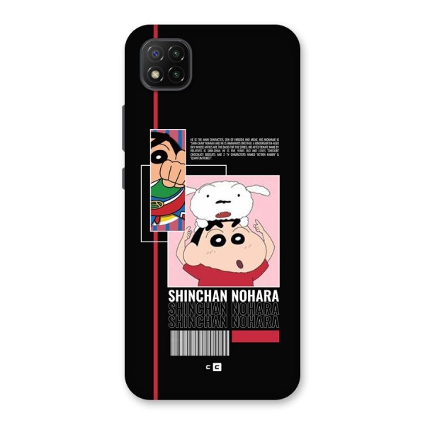 Shinchan Nohara Back Case for Poco C3