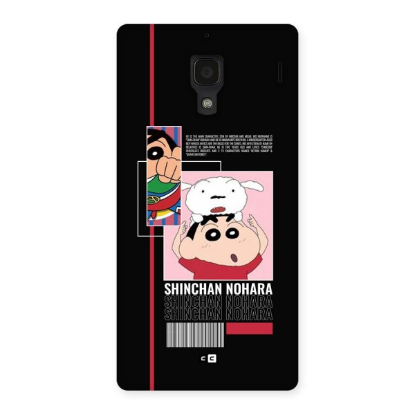 Shinchan Nohara Back Case for Redmi 1s