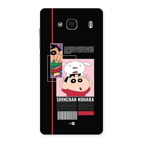 Shinchan Nohara Back Case for Redmi 2 Prime