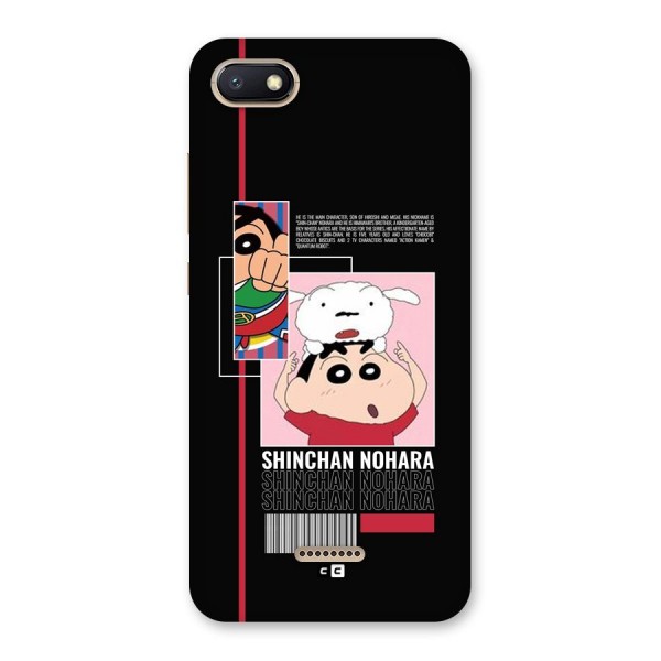 Shinchan Nohara Back Case for Redmi 6A