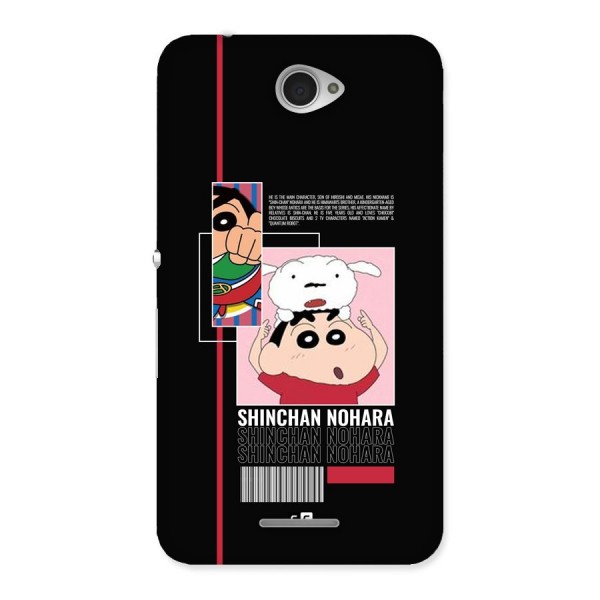 Shinchan Nohara Back Case for Xperia E4