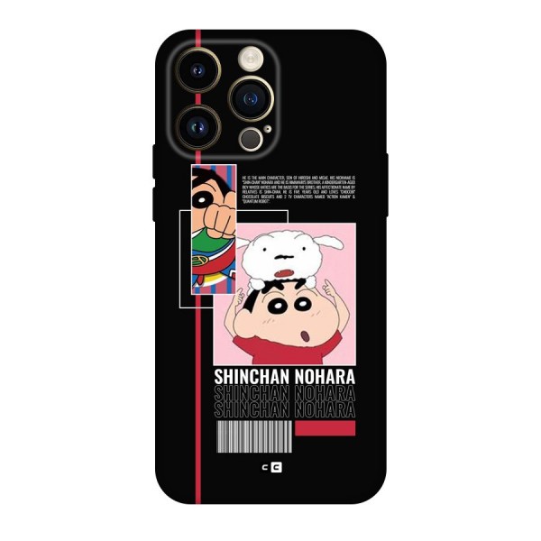 Shinchan Nohara Back Case for iPhone 14 Pro Max