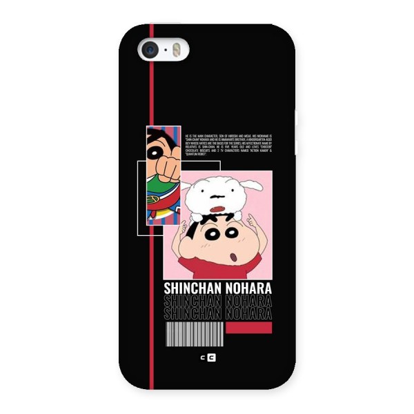 Shinchan Nohara Back Case for iPhone SE 2016