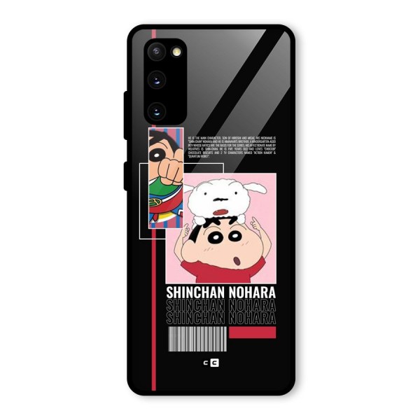 Shinchan Nohara Glass Back Case for Galaxy S20 FE 5G