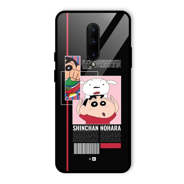 Shinchan Nohara Glass Back Case for OnePlus 7 Pro