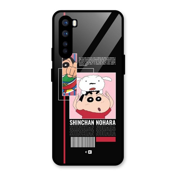 Shinchan Nohara Glass Back Case for OnePlus Nord