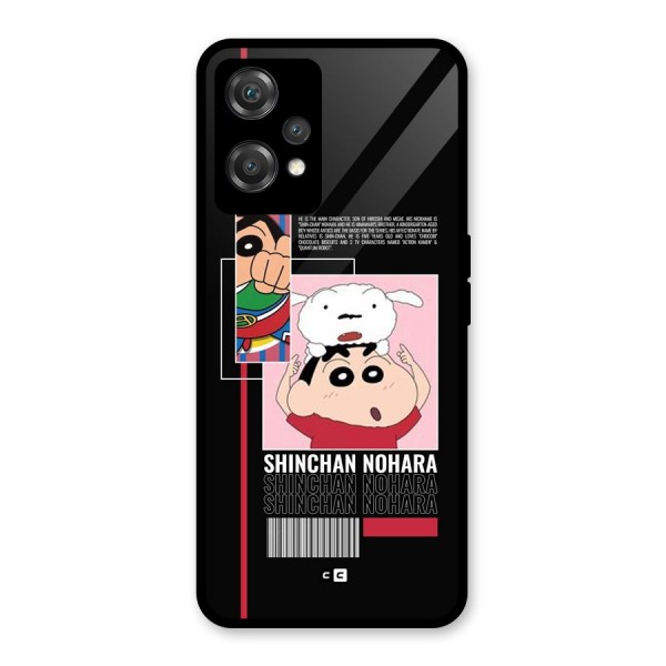 Shinchan Nohara Glass Back Case for OnePlus Nord CE 2 Lite 5G