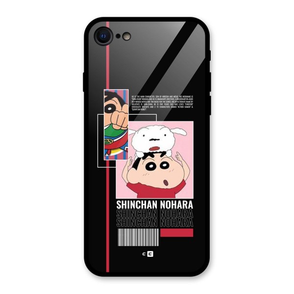 Shinchan Nohara Glass Back Case for iPhone 7
