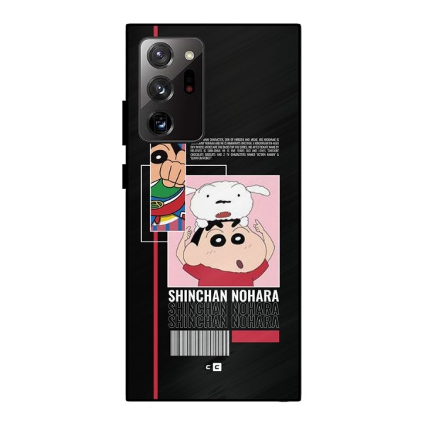 Shinchan Nohara Metal Back Case for Galaxy Note 20 Ultra