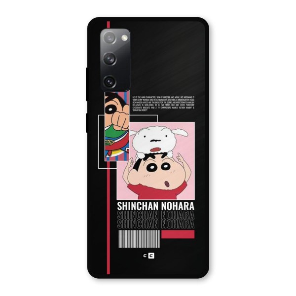 Shinchan Nohara Metal Back Case for Galaxy S20 FE 5G